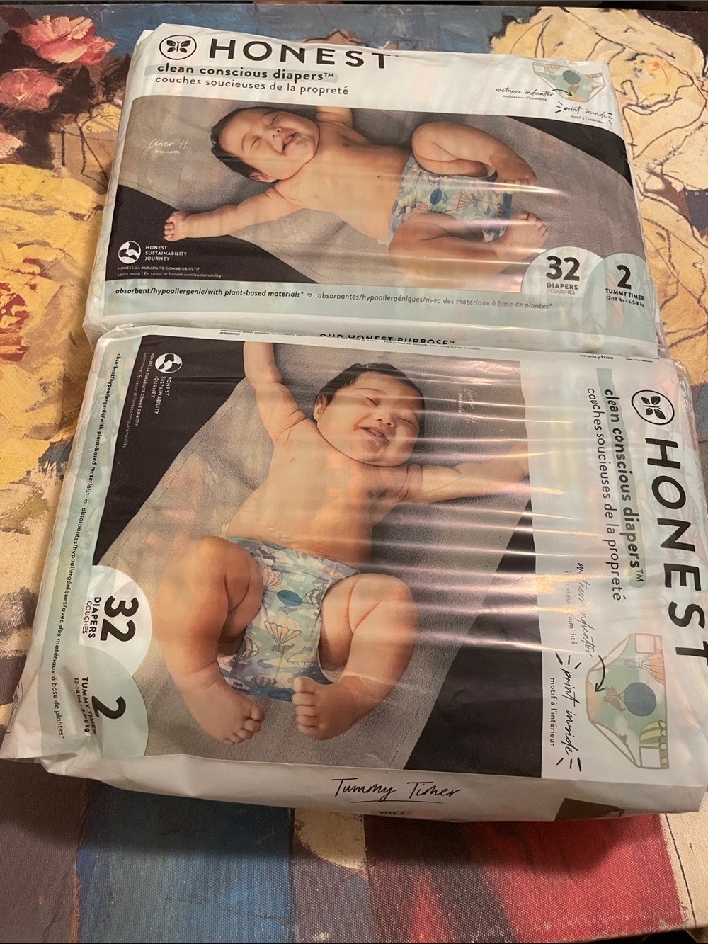 2 Packs of Size: 2 Diapers